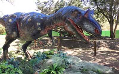 Exhibición de dinosaurios en Xochitla