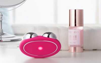 Rutina de ejercicio facial con alta tecnología